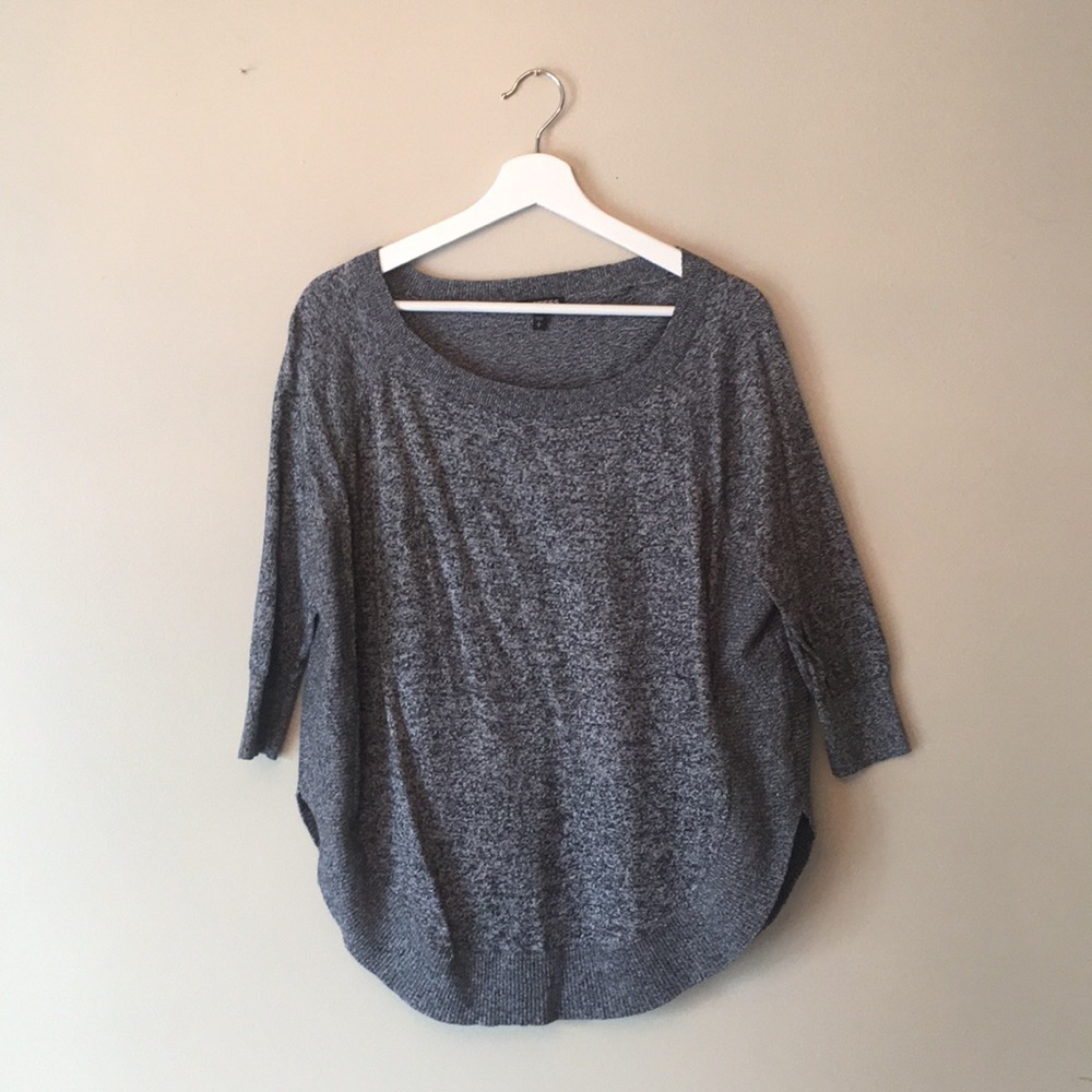 Express gray sweater